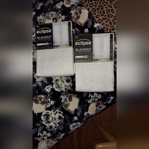 Eclipse Ivory Blackout Curtain Panel 2 Panels